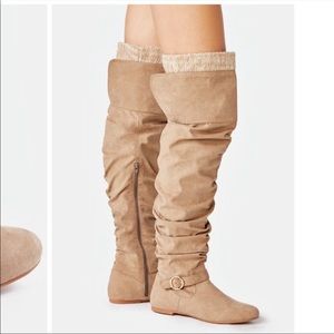 NIB JUST FAB OVER THE KNEE BOOTS SIZE 11WC